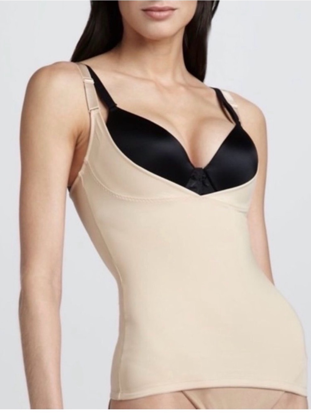 SPANX Slimplicity Open-Bust Boost Camisole Nude XL NWT Firm Shaper $68
